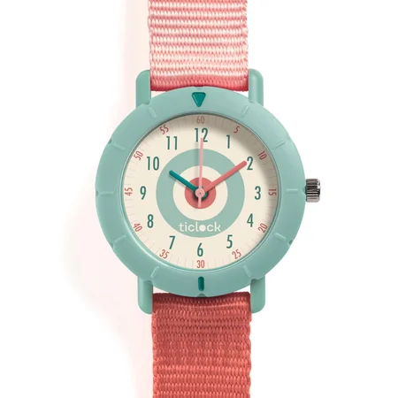 Djeco ticlock Sportuhr, hellrosa