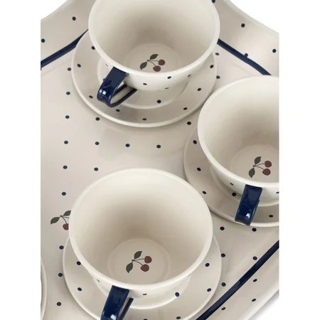 Konges Sløjd Tee Party Set, Blue Dot