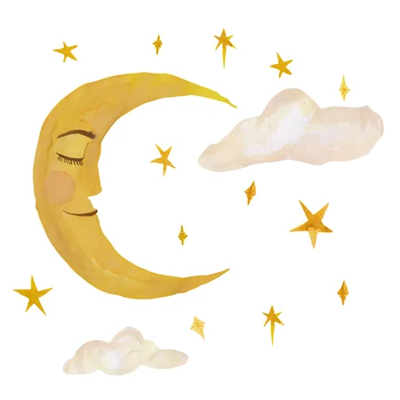 Thats Mine Wallsticker, Moon