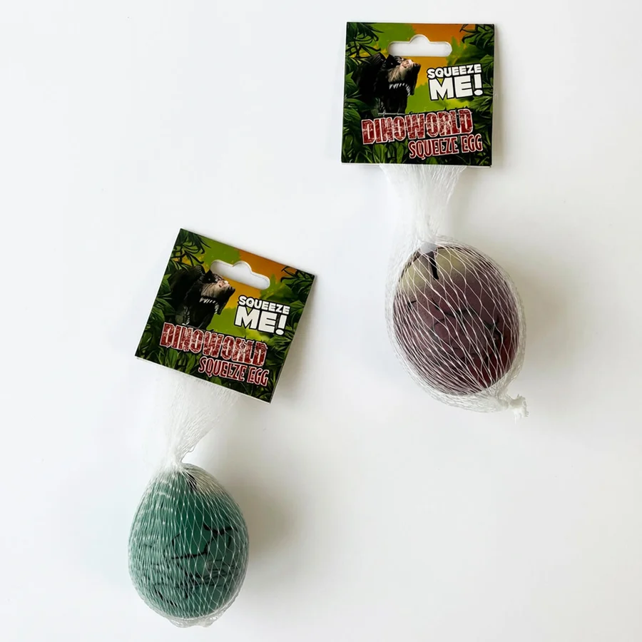 Fidget-Ei mit Dinosaurierfigur, Assortiert