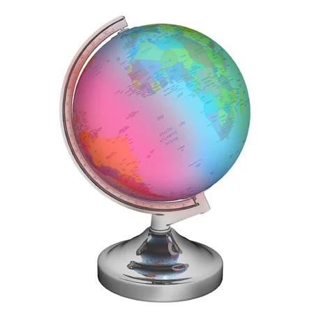 Globuslampe mit Farbwechsel