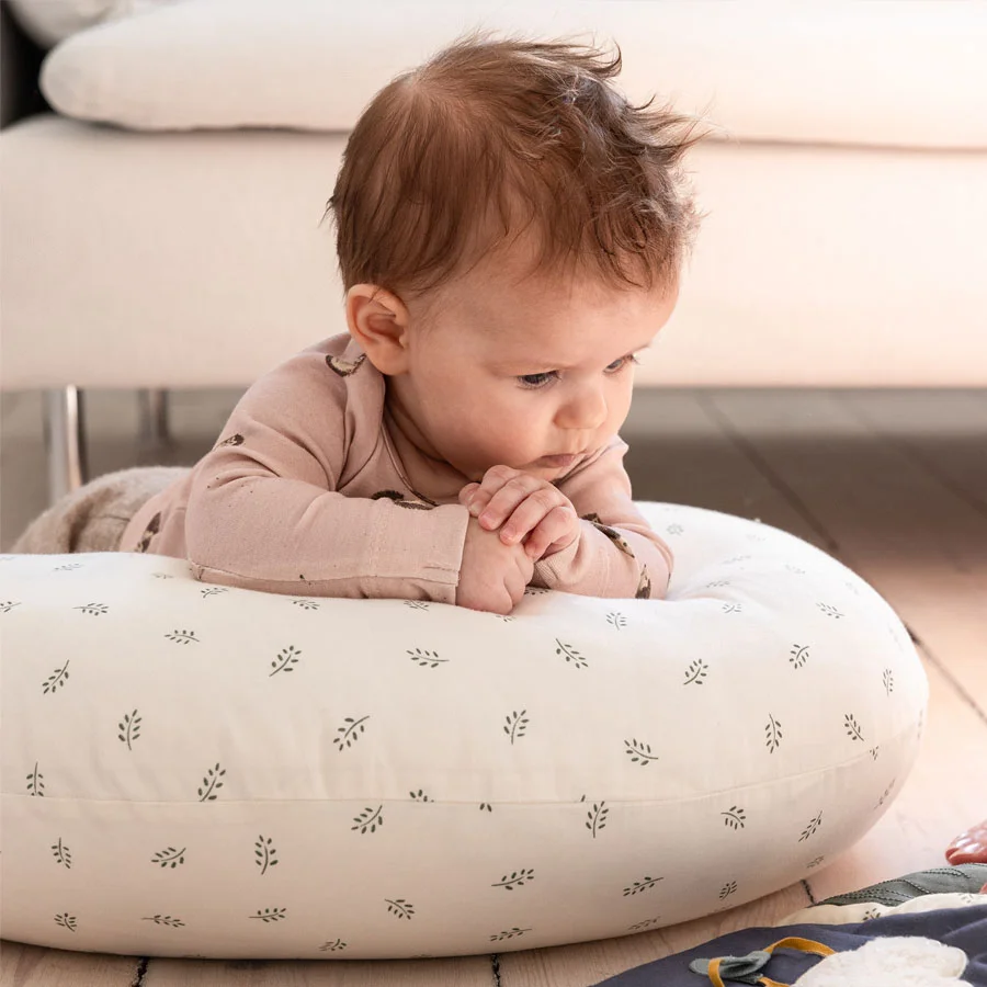 Sebra Stillkissen Bio-Baumwolle, sophora leaves