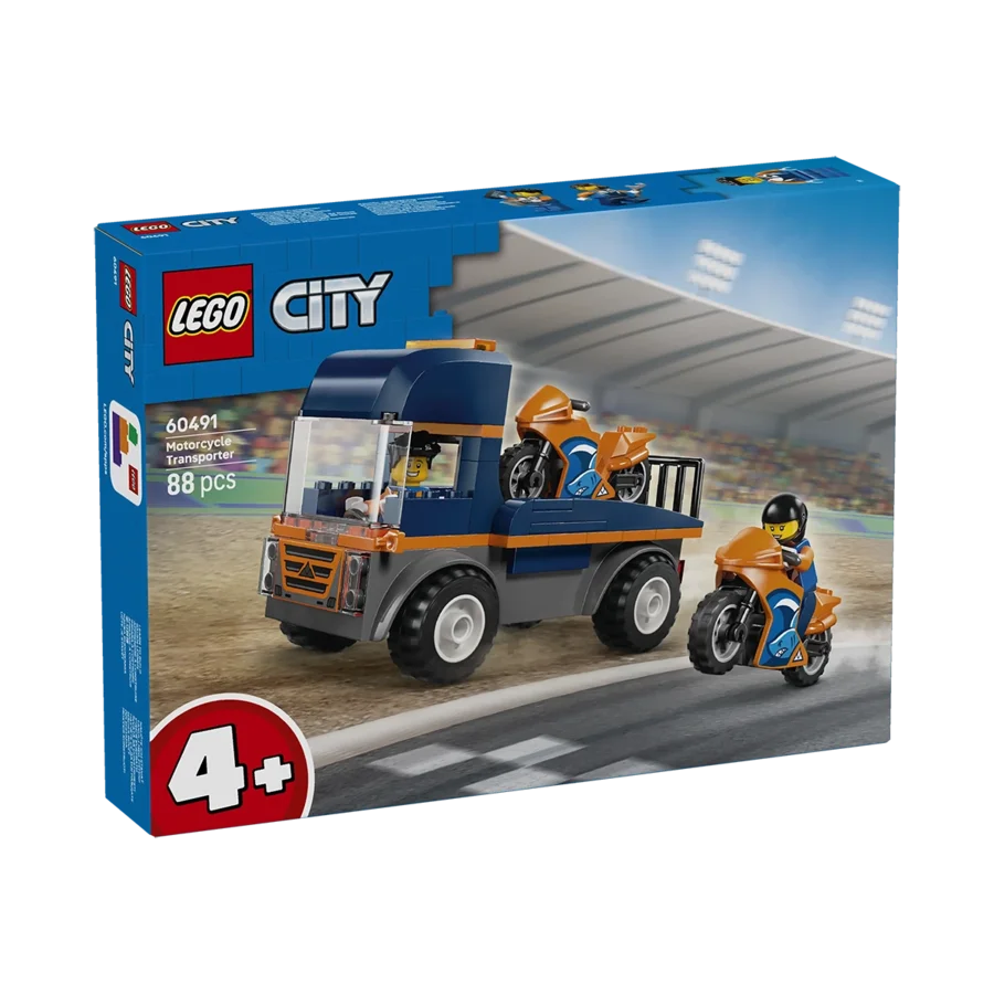 LEGO® CITY Motorrad-Transporter