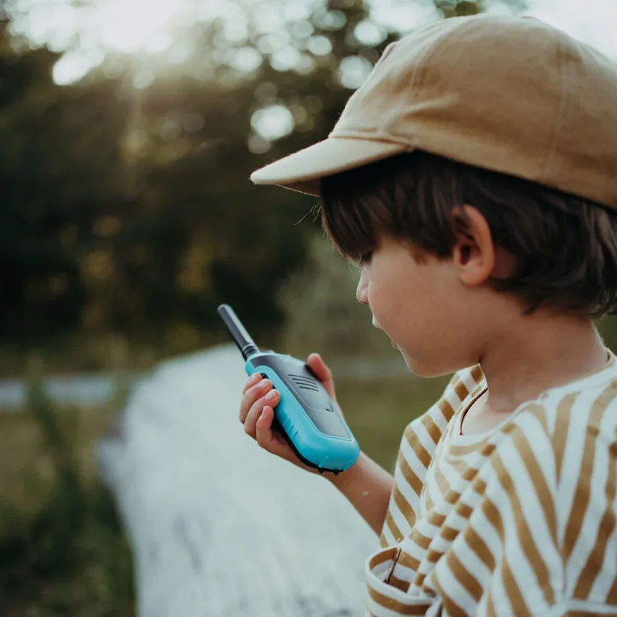 Kidywolf Walkie Talkie-Set, nude/cyan