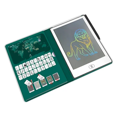 Kidydraw Mini-Skizzenbuch mit LCD-Bildschirm, Animal Around the World