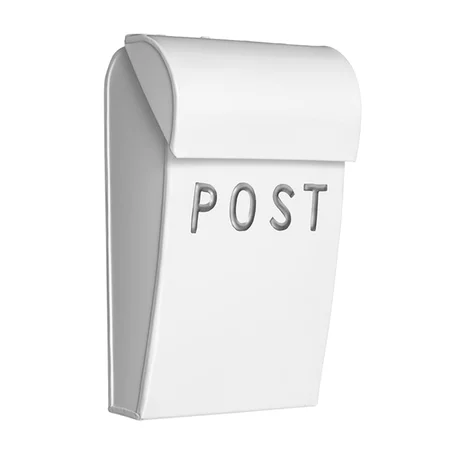 Bruka Design Briefkasten, mini - weiß