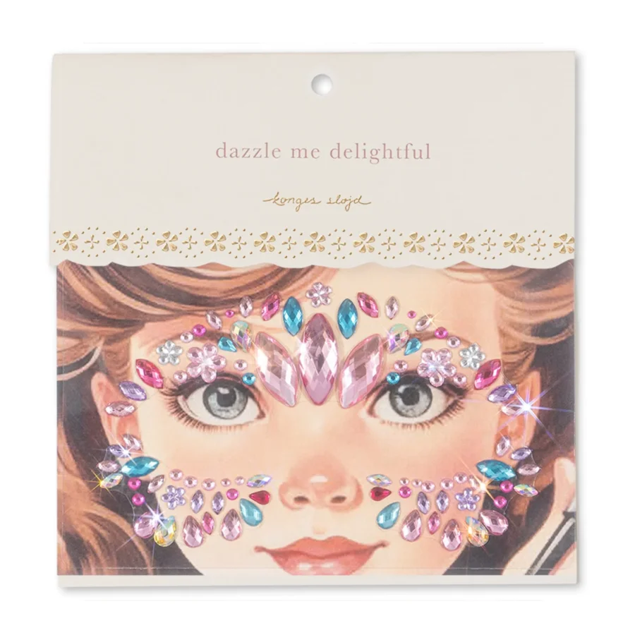 Konges Sløjd Gesichtsschmuck, rosa multi