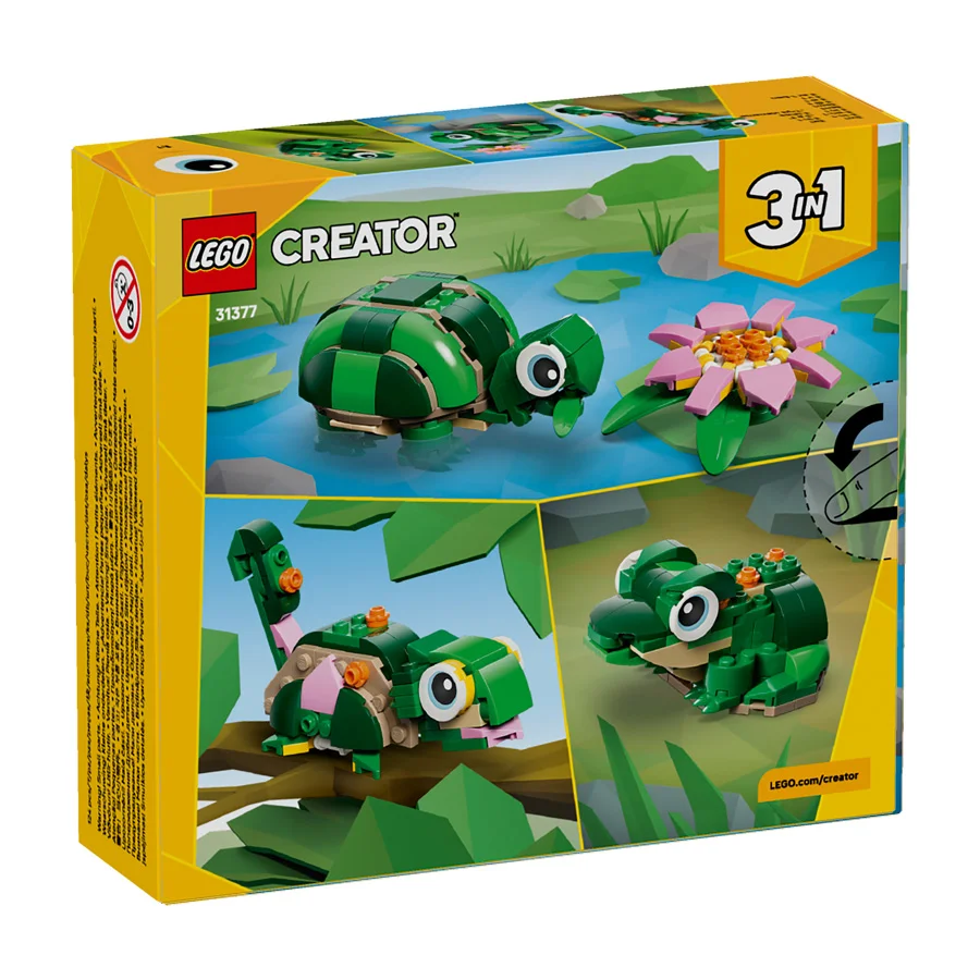 LEGO® CREATOR Schildkröte mit Seerosenblüte