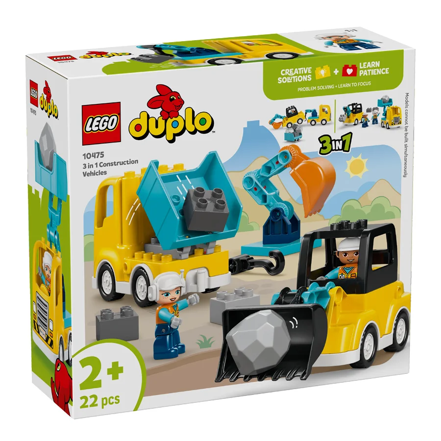 LEGO® DUPLO 3-in-1 Baumaschinen