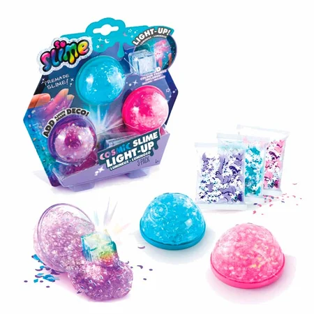 SO SLIME Light Up Cosmic Crunch 3er-Pack