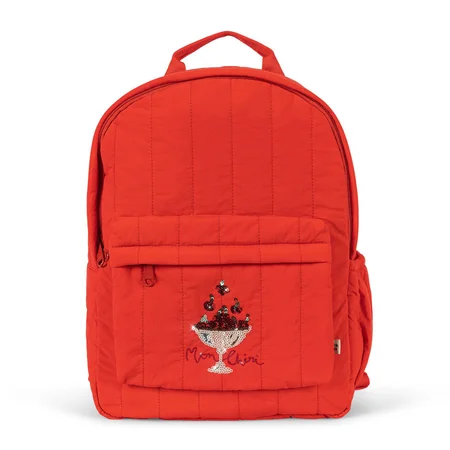 Konges Sløjd Juno Paillietten Rucksack, Fiery Red