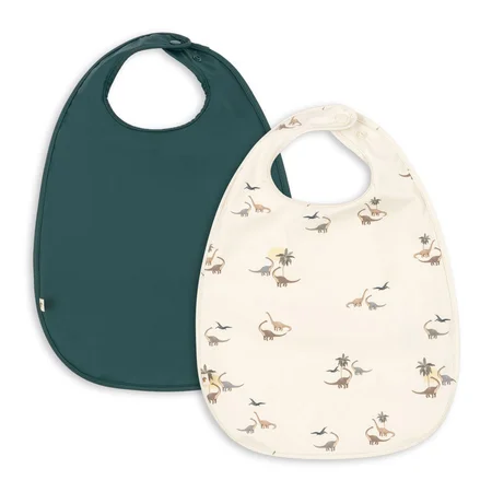 Konges Sløjd 2er-Pack Lätzchen, Kubi/Rain Forest