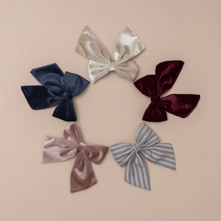  Mimi & Lula 2 Haarschleifen, Stripe Agnes Pony Pals