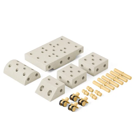 MODU Explorer Set, 19 Teile - Sand Grey/Honey Yellow