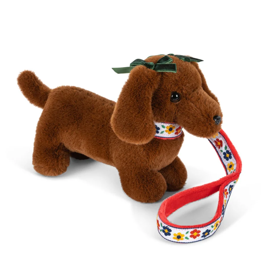 Konges Sløjd Kuschelhund mit Haus