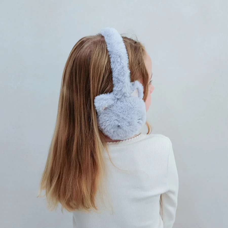 Mimi & Lula Ohrwärmer, Grey Kitty Cat