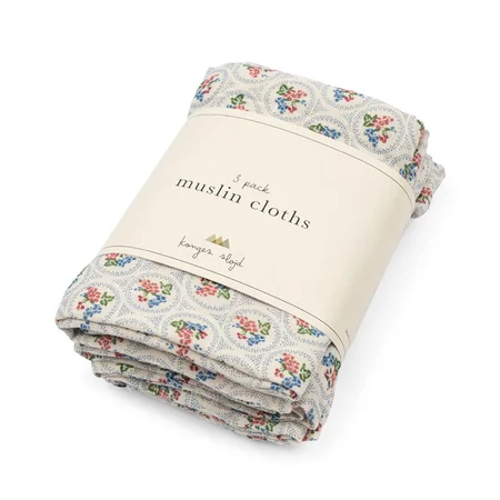 Konges Sløjd 3er-Pack Stoffwindeln, Verona Blues