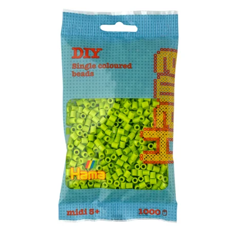 Hama Midi Perlen 1000 Stück, limette frv 104