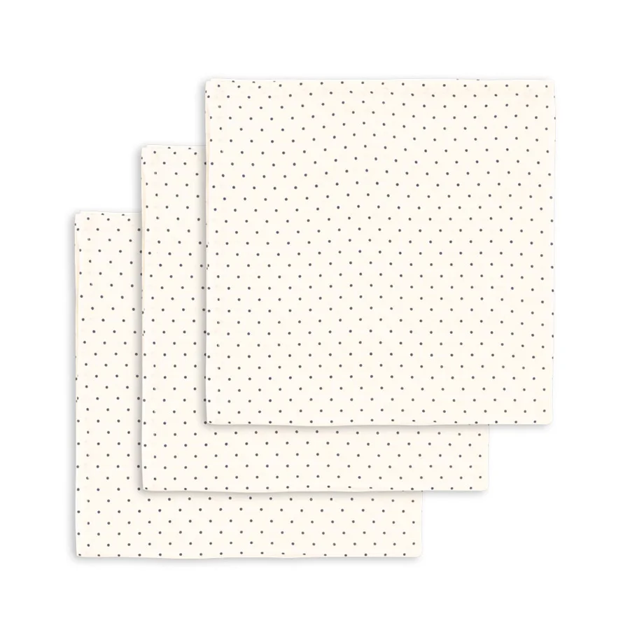 Konges Sløjd 3er-Pack Musselin-Tücher, Estate Dot