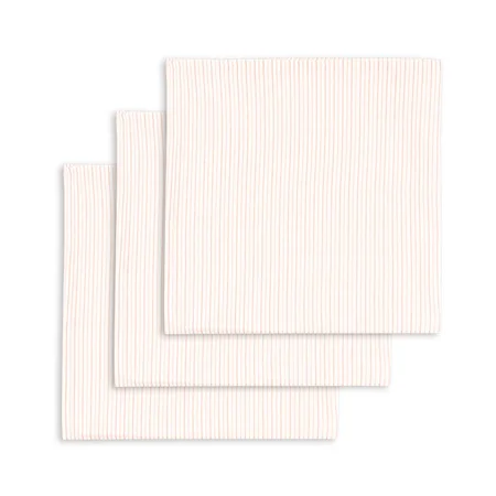 Konges Sløjd 3er-Pack Muslin Stoffwindel, Stripie Petite Rose
