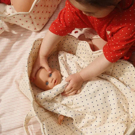 Konges Sløjd Puppen-Bettwäsche, Estate Dot