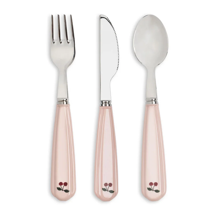 Konges Sløjd Kinder-Besteck, Cherry Blush