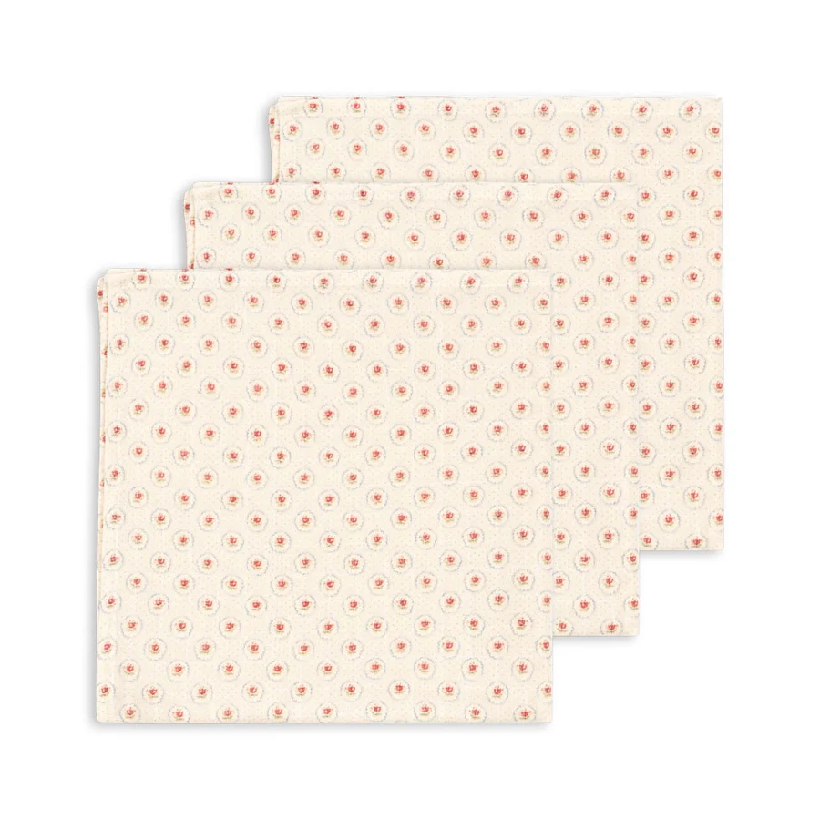 Konges Sløjd 3er-Pack Musselin-Tücher, Mirage