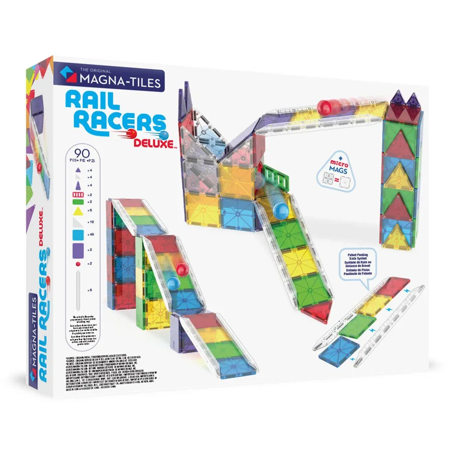 Magna-Tiles Deluxe Kugelbahn, 90 Teile