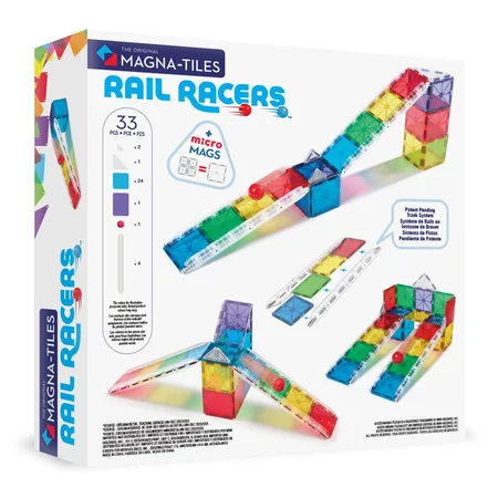 Magna-Tiles Kugelbahn, 33 Teile