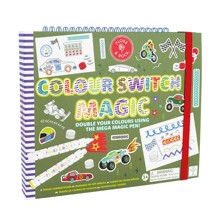 Floss & Rock magisches Malbuch, Autos