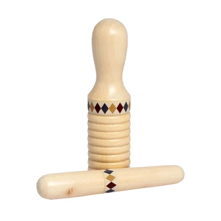 Mamamemo Guiro aus Holz, Harlekin