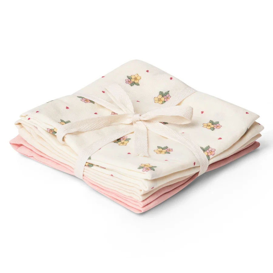 Thats Mine Bora Musselin Stoffwindel 3er-Pack, Sweetheart Petals