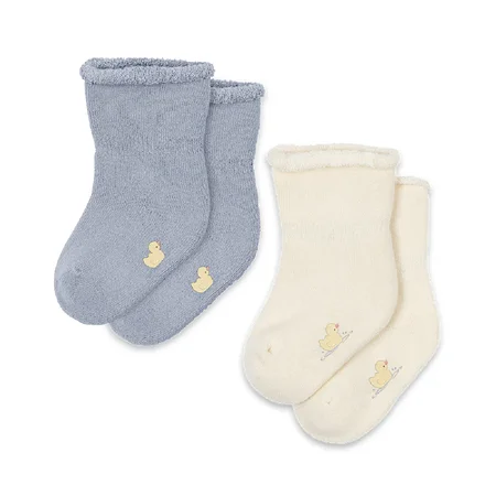 Konges Sløjd Fanga Vicino 2er-Pack Frottee-Socken, Gray Dawn