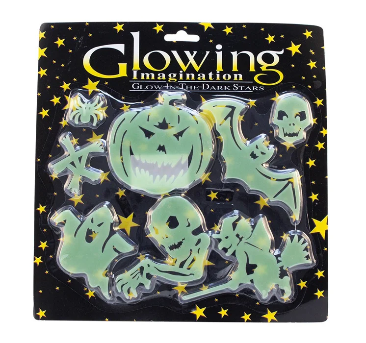 Halloween SFensteraufkleber, selbstleuchtend