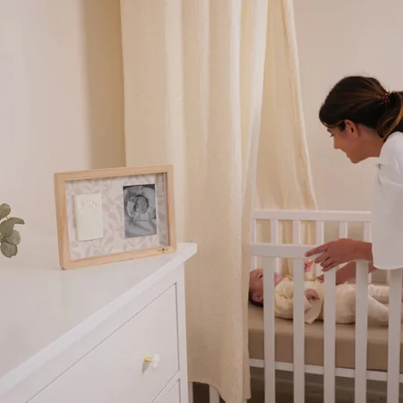 Petit Artichaut Classic Rahmen, Baby Abdruck - Ivy Grey