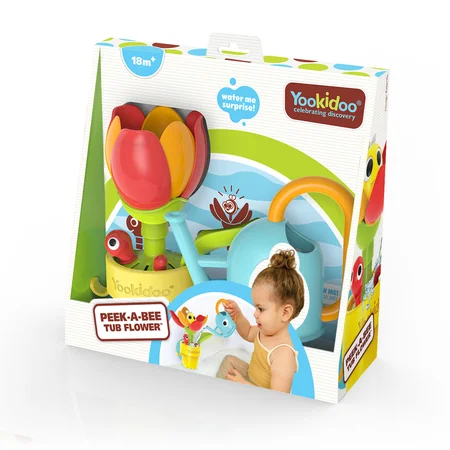 Yookidoo Peek-A-Bee, Blume für Badewanne