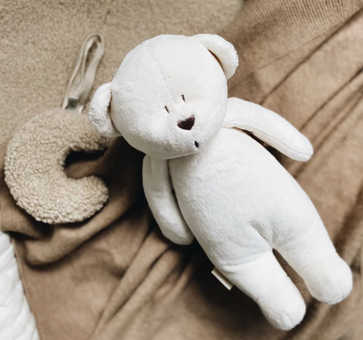 Moonie 2.0 The Humming Bär mit Lampe, Cream