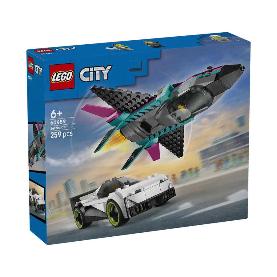 LEGO® CITY Jetfly mit Rennwagen