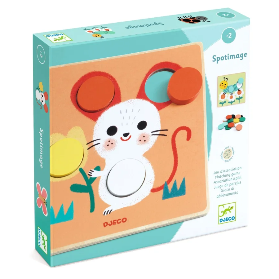 Djeco Holzlernspiel, Spotimage