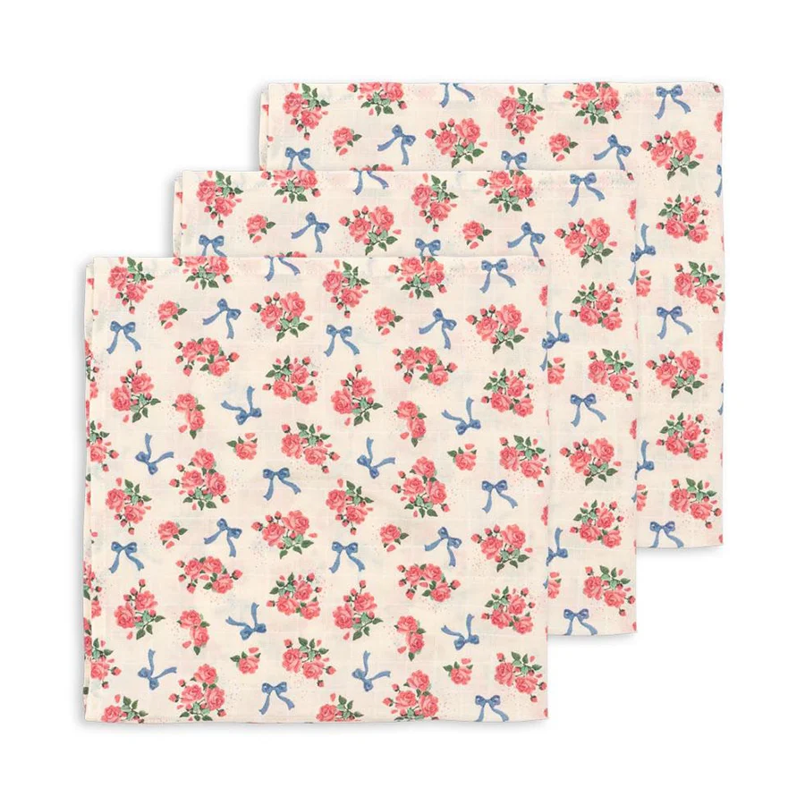 Konges Sløjd 3er-Pack Stoffwindeln, bella rosita