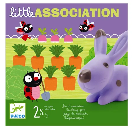 Djeco Assoziationsspiel für Kleinkinder, Wer wohnt wo?