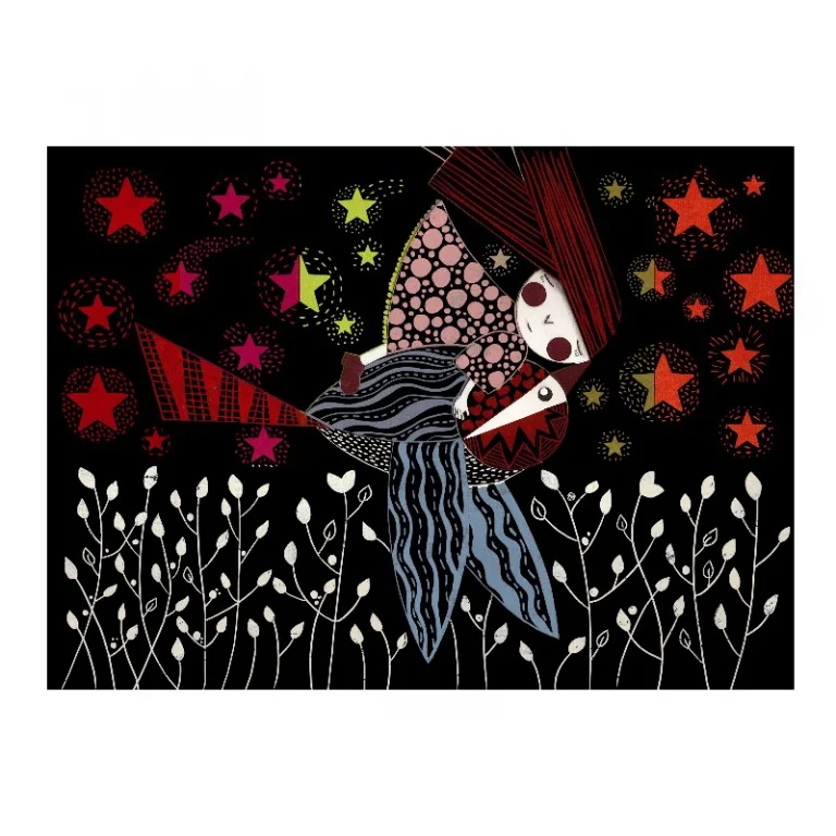 Djeco Kratzkarte schwarz, Nacht