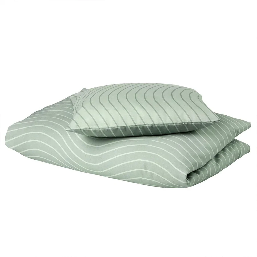 Leander Junior-Bettwäsche, organic, Woodland sage green