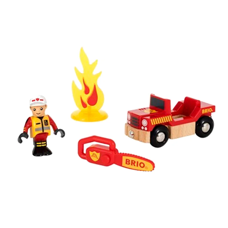 BRIO sæt med brandmand