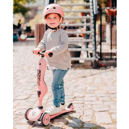 Scoot and Ride 2-i-1 Laufrad, Highway Kick 1 - rose