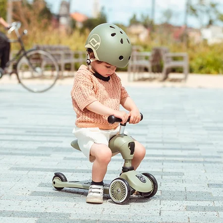 Scoot and Ride 2-in-1 Laufrad, Highway Kick 1 - olive