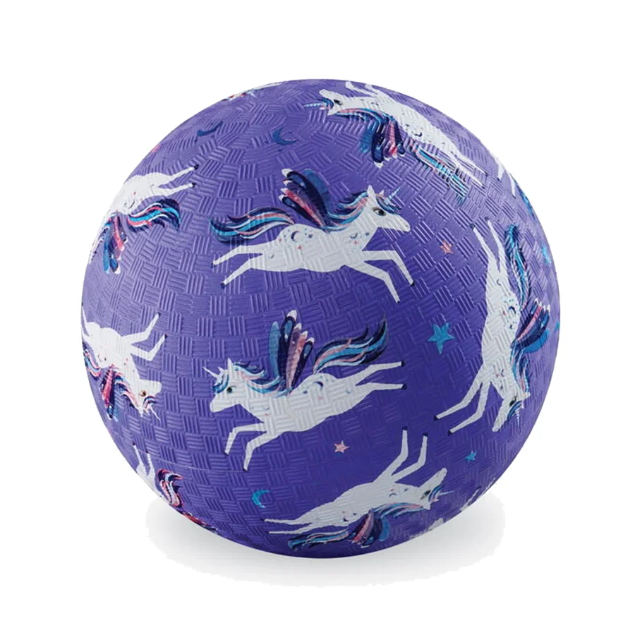 Kleiner Ball 13 cm, Lila Einhorn, Crocodile Creek