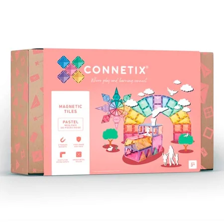Connetix Pastell Mega Set - 202 Teile
