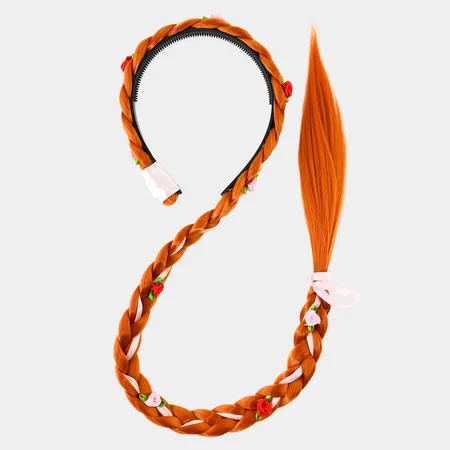 Luxus Flechtzopf Rot