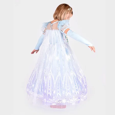 Den Goda Fen Eisprinzessinnen-Kleid 